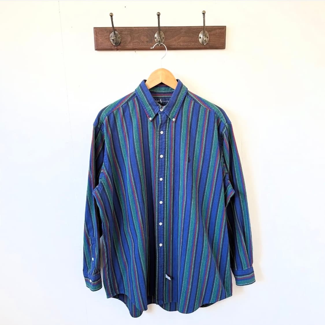 90‘s 폴로 랄프로렌 클래식 스트라이프 셔츠 상품이미지1