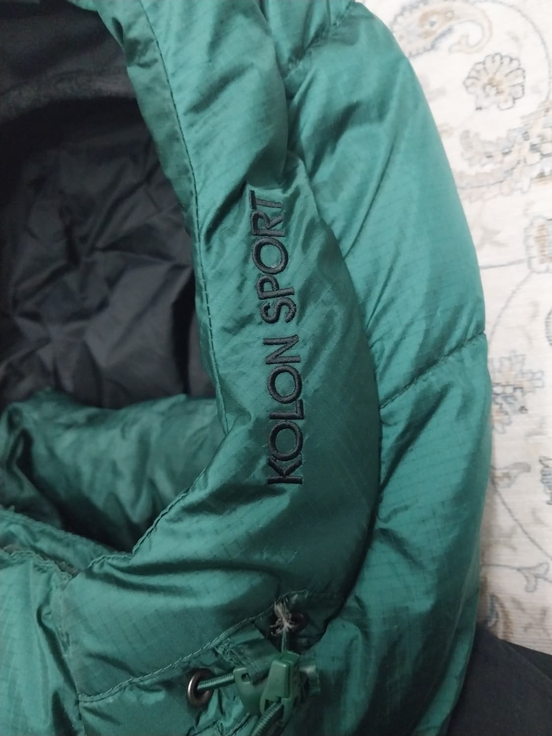 코오롱스포츠 800필 패딩 95 (후드분리됨) 상품이미지3