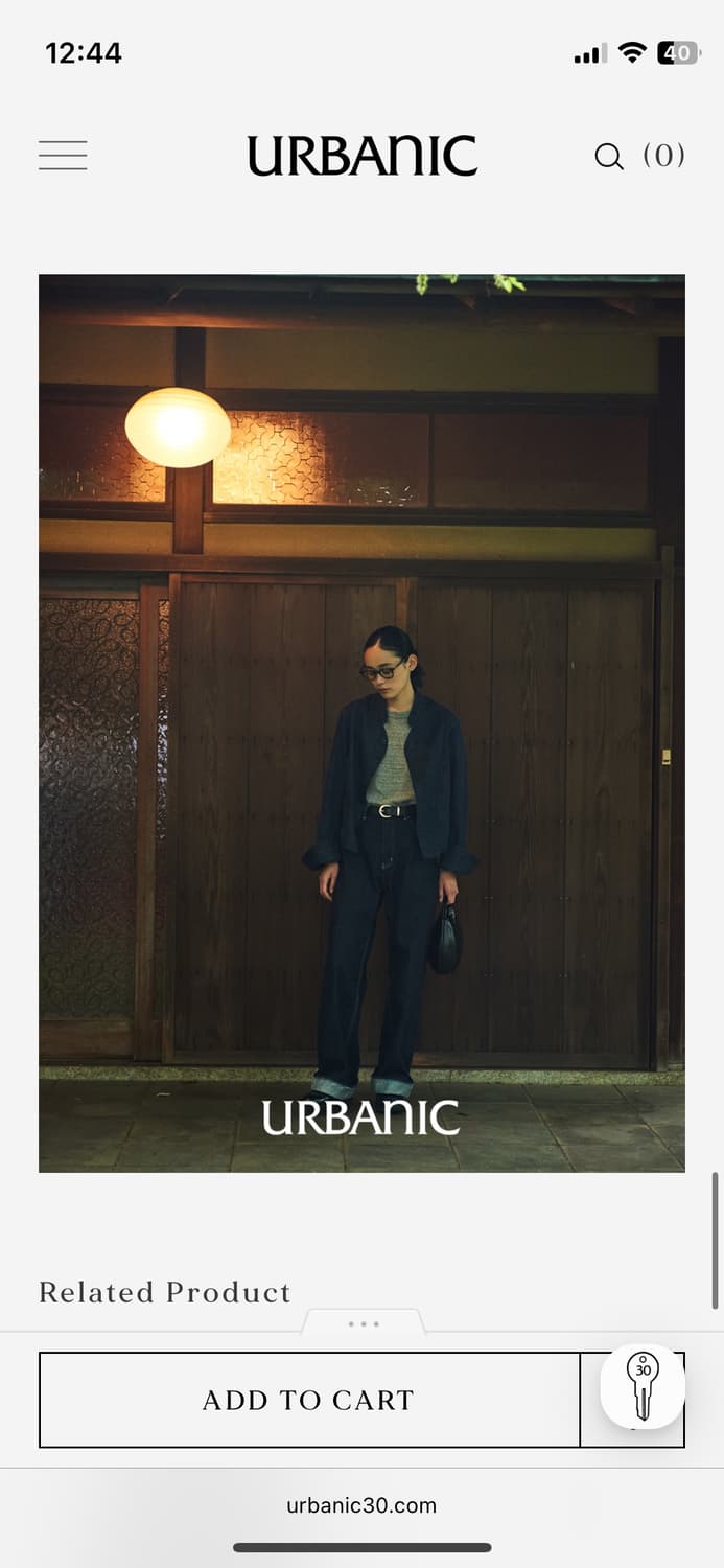 urbanic30 얼바닉30 아나토미카 돌먼 자켓 상품이미지2