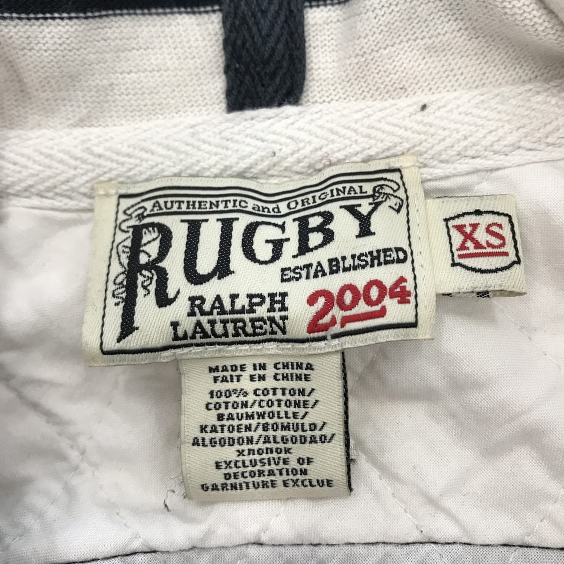 폴로 RUGBY 라인 백넘버 후드 [XS] 상품이미지5