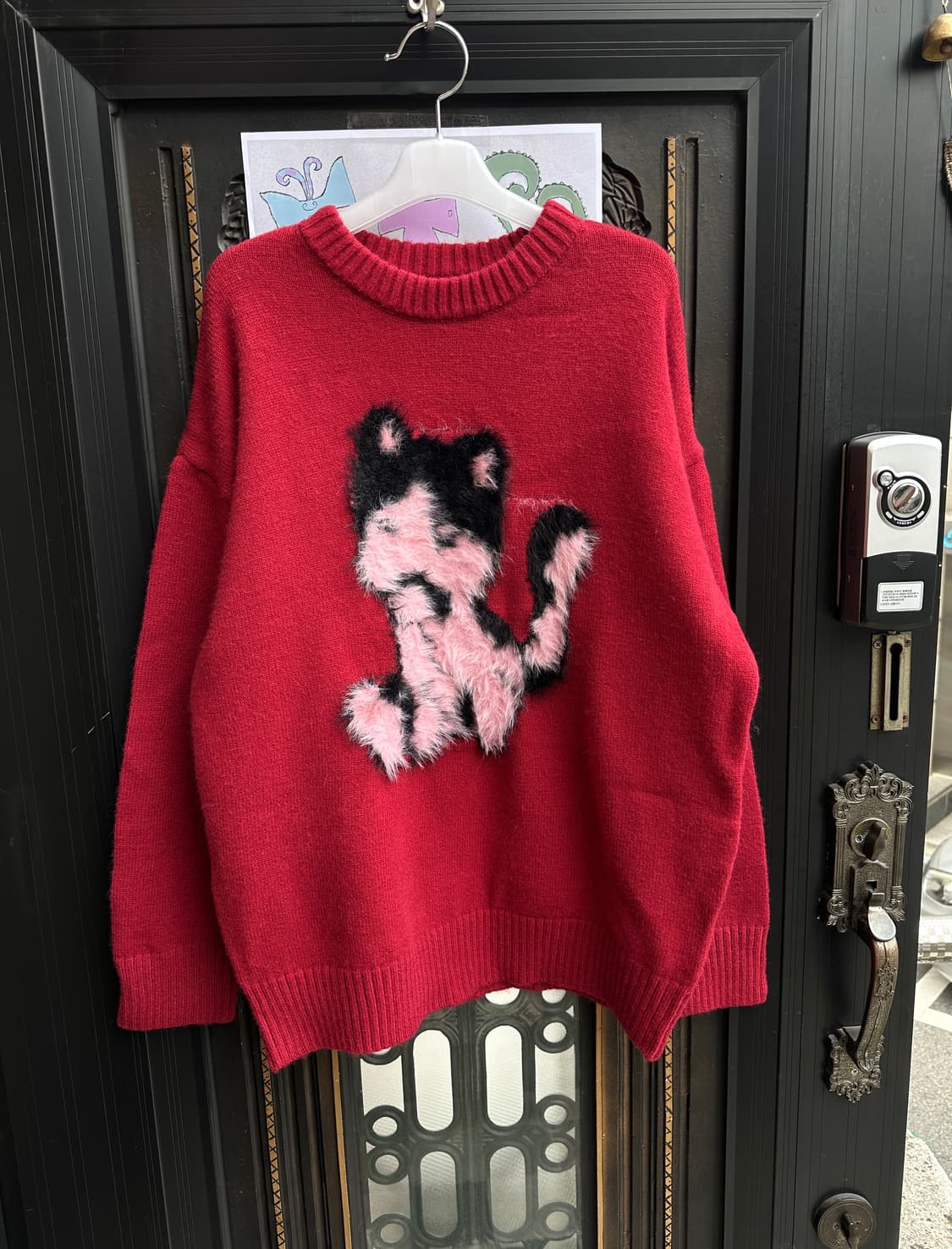 고양이 모헤어 니트 상품이미지1