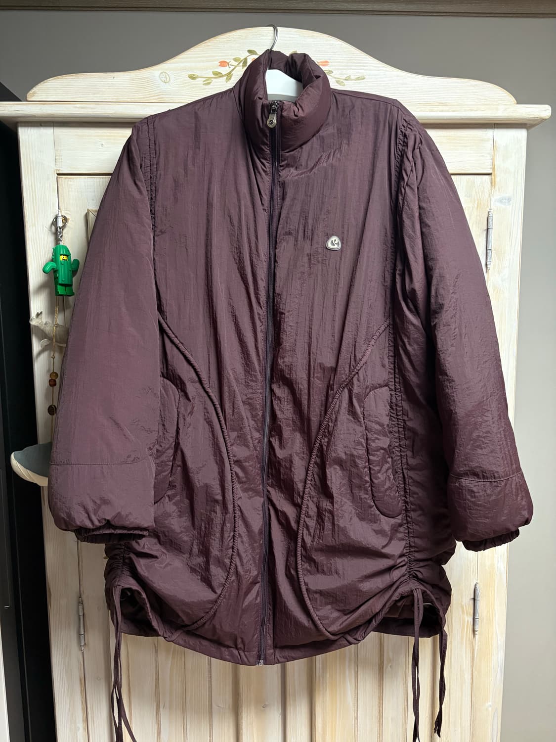 스마트어반유즈풀 코이세이오 패디드 자켓 버건디 (실사O) 상품이미지2