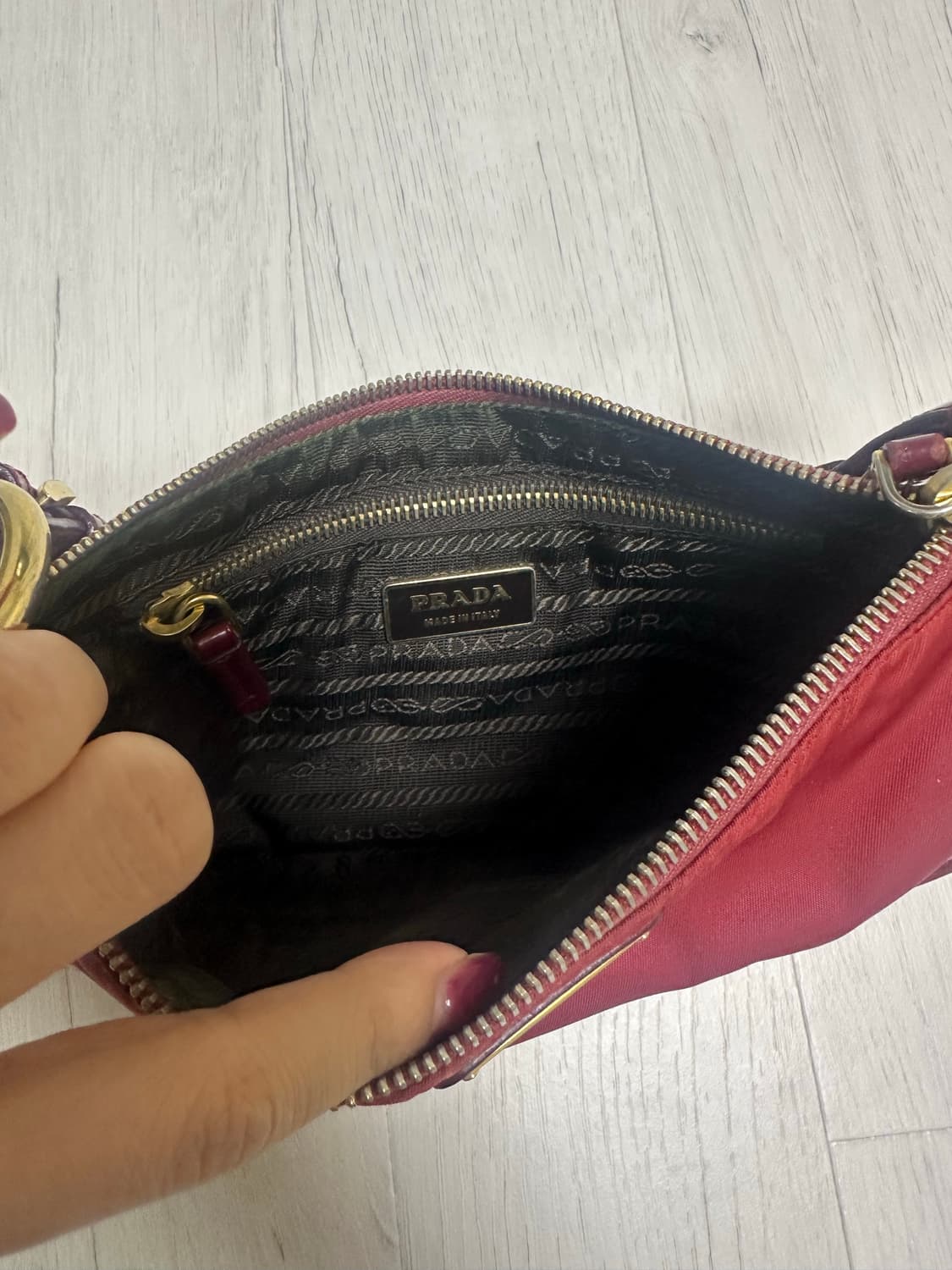 프라다 빈티지 숄더 백(레드) 상품이미지4