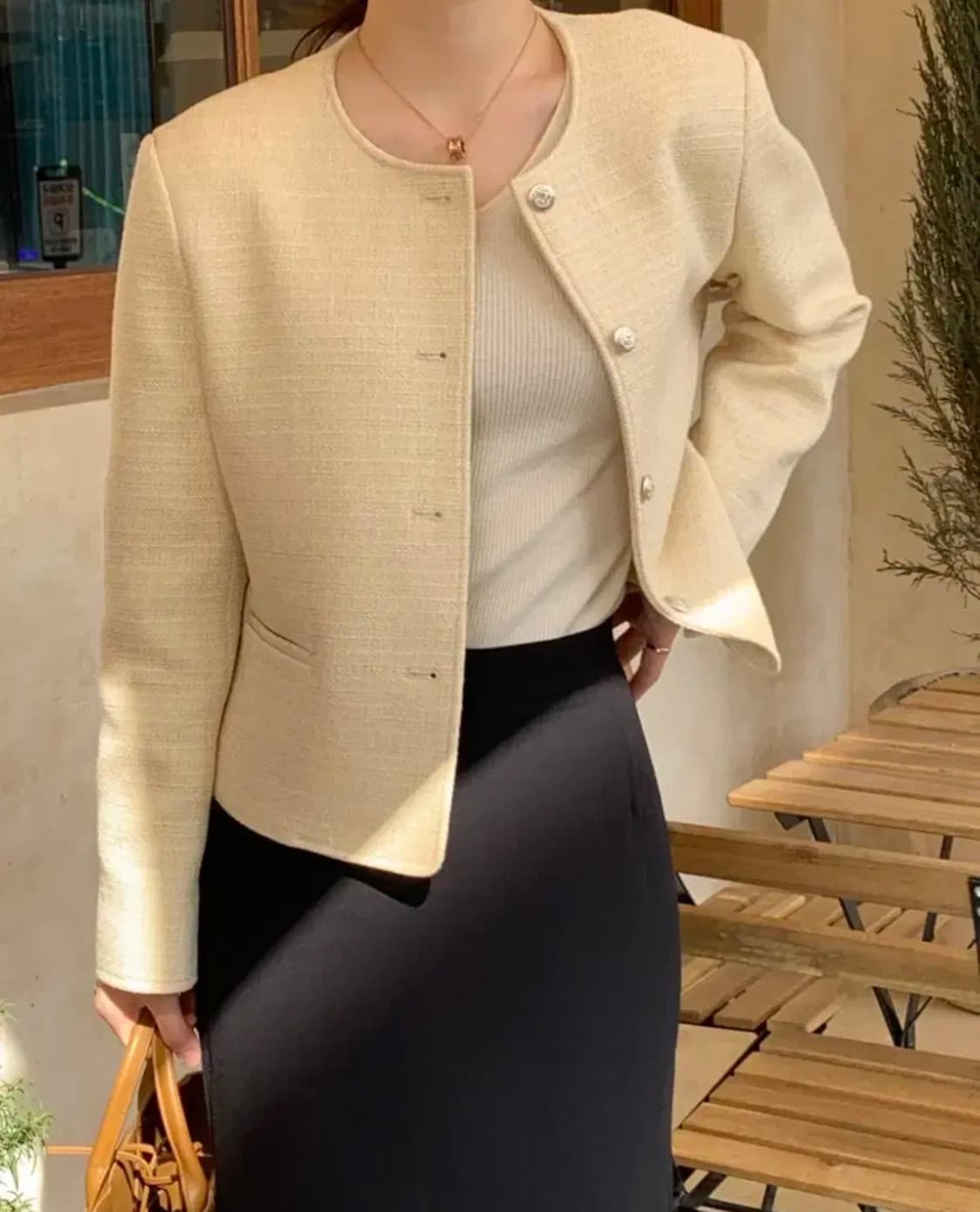 샵아워 버터 트위드 jk 상품이미지3