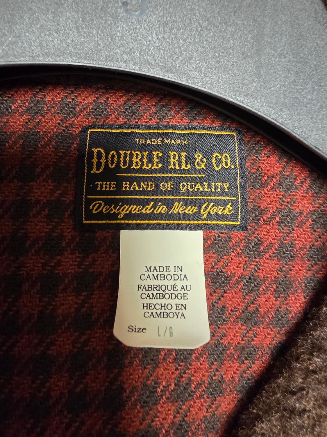 더블알엘 그리즐리 RRL 플리스 L 패널드 자가드 자켓 상품이미지3