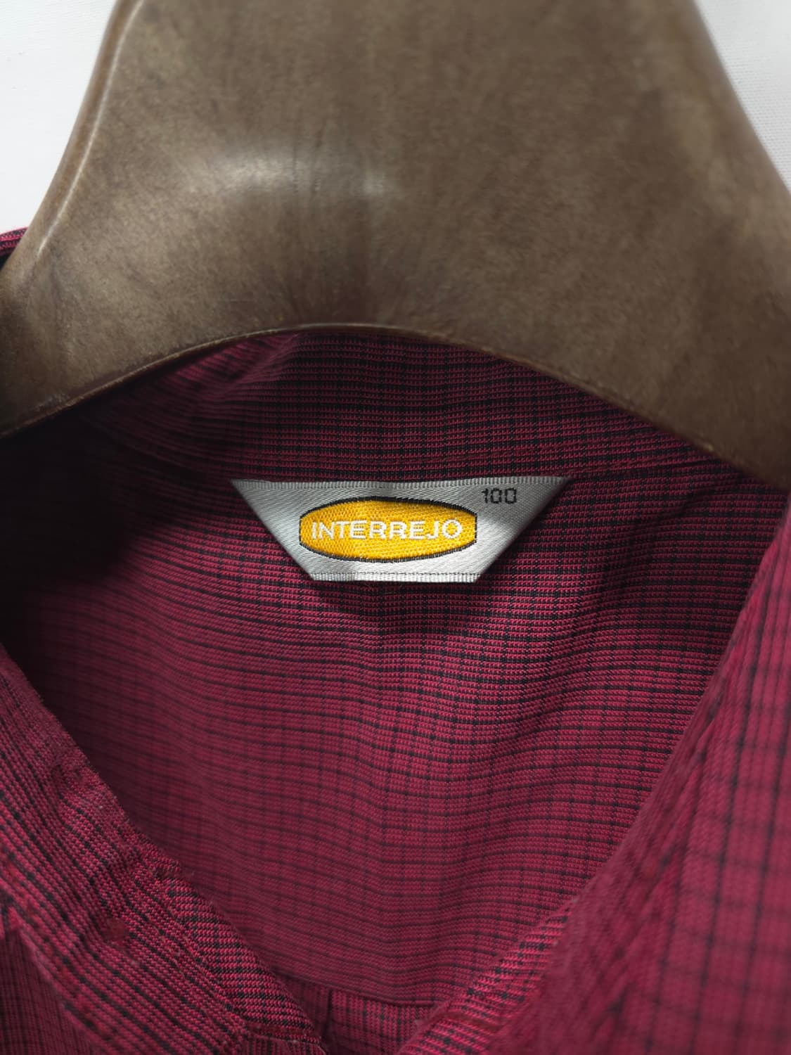 인터메조 레드 잔체크 셔츠 (남성 100) 상품이미지10