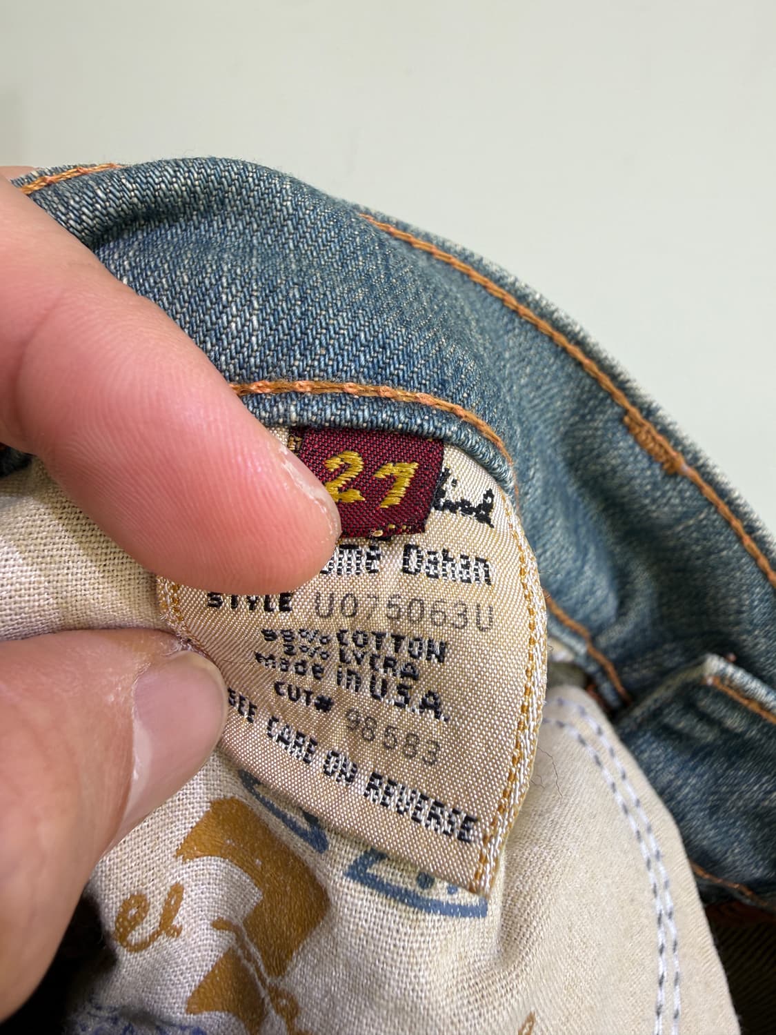 7 FOR ALL MAN KIND (Made in USA) 부츠컷팬츠 상품이미지7