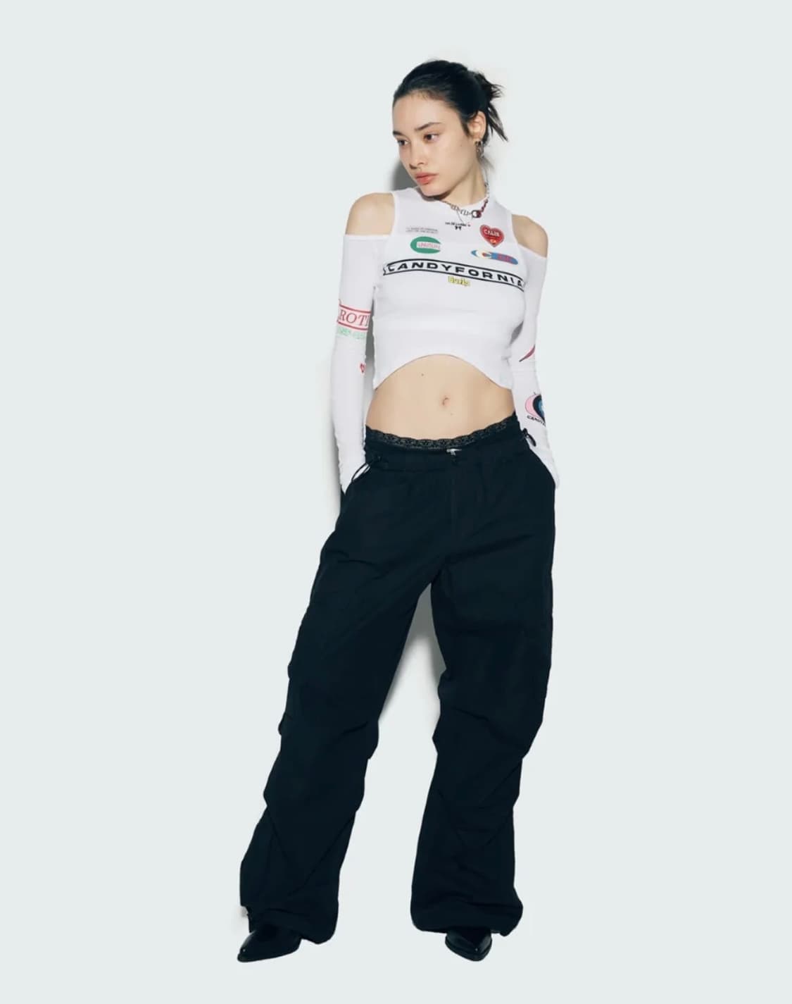 에즈이프캘리 카고팬츠 PARACHUTE CARGO PANTS BLACK 상품이미지1