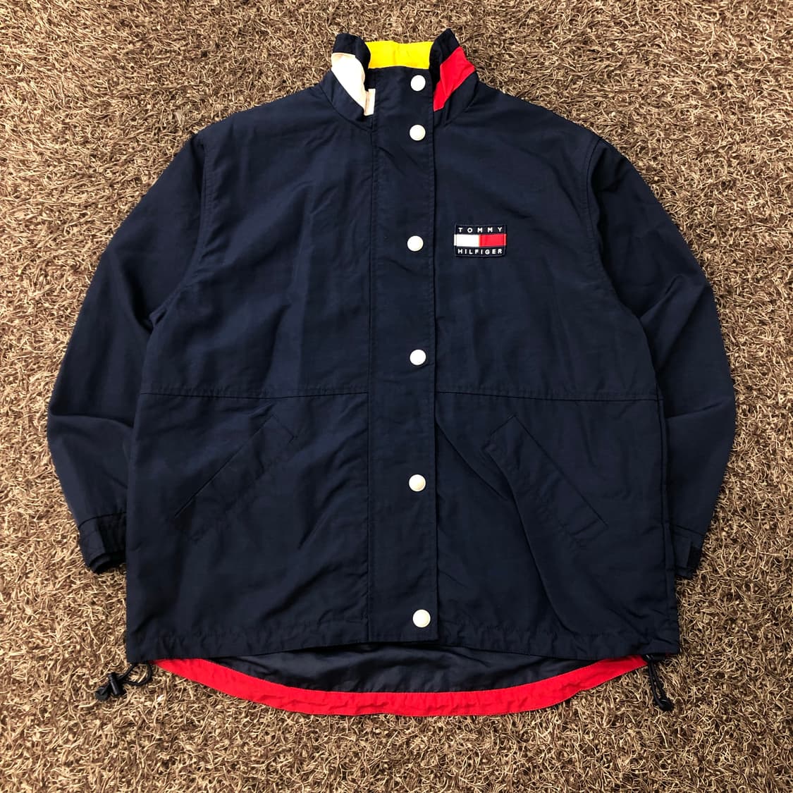 타미힐피거 빅로고 나일론 배색 바람막이 자켓 상품이미지1