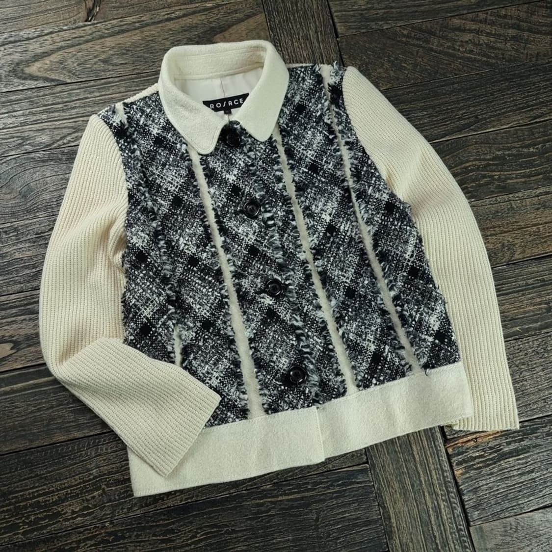 [일본빈티지] 멀티 패튼 니트 자켓 M18305 상품이미지1