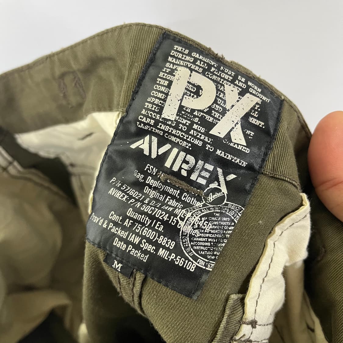 [Avirex] 아비렉스 밀리터리 카고 팬츠 상품이미지4