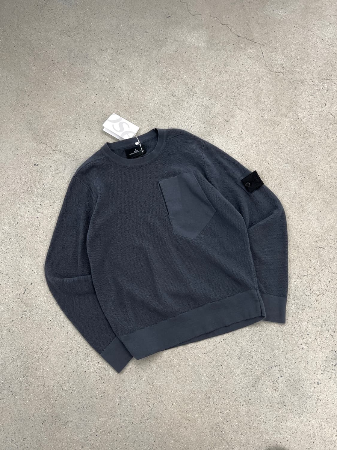 스톤아일랜드 쉐도우 프로젝트 와펜 차콜 와플 니트 상품이미지3