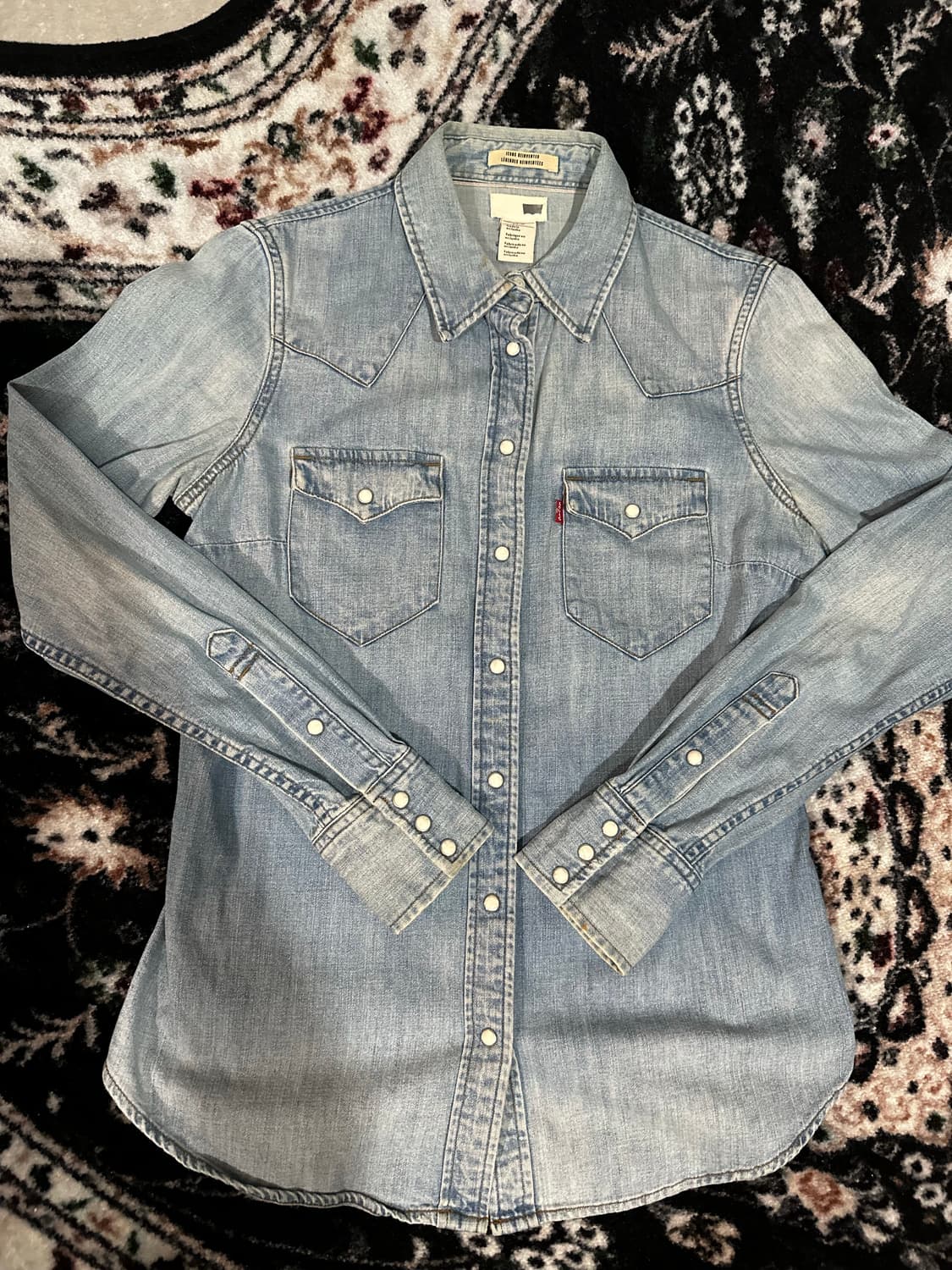 리바이스 데님 웨스턴 스타일 셔츠 상품이미지1