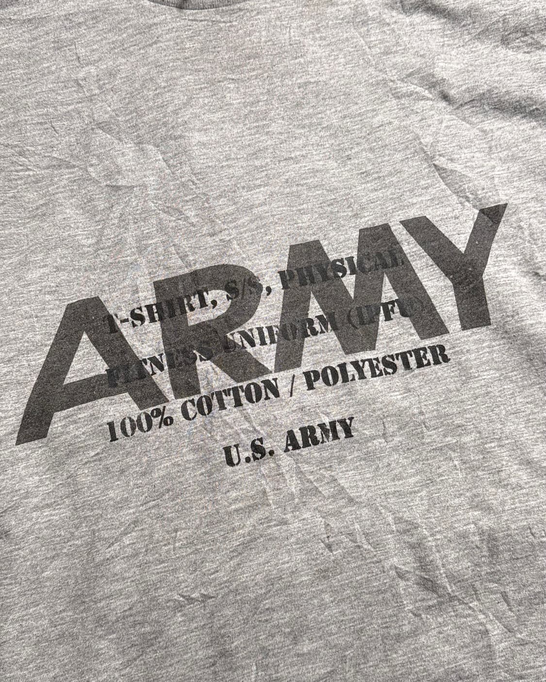 90's U.S Army 'Spec.' 스텐실 IPFU 티셔츠 XL 상품이미지2