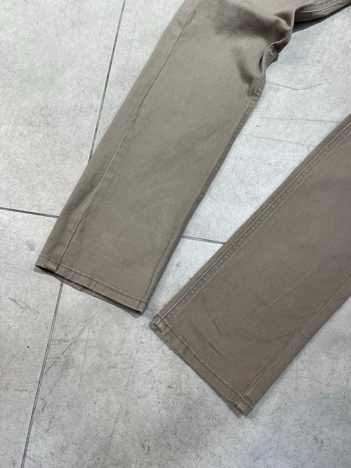 일본 빈티지 락펑크 베이지 카고 슬림핏 팬츠 상품이미지2