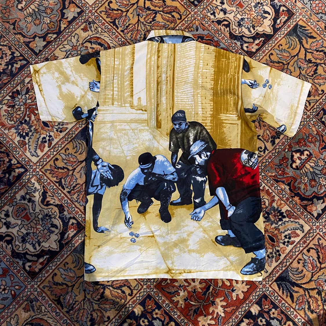 🌊the simpsons full-print opencollar 셔츠 상품이미지2