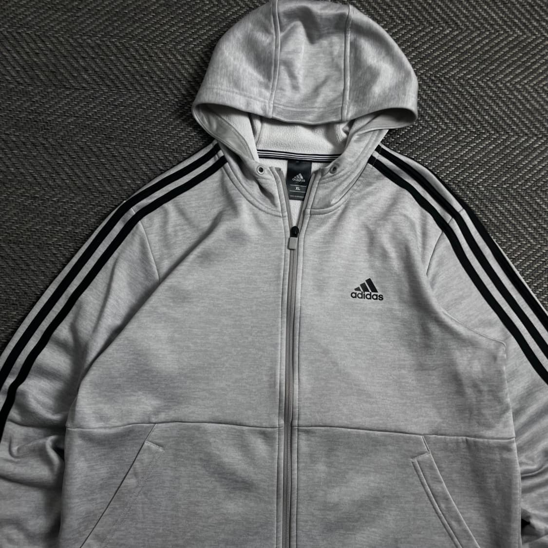 아디다스 에센셜 사이드 라인 그레이 트랙 후드집업y 4137 상품이미지5