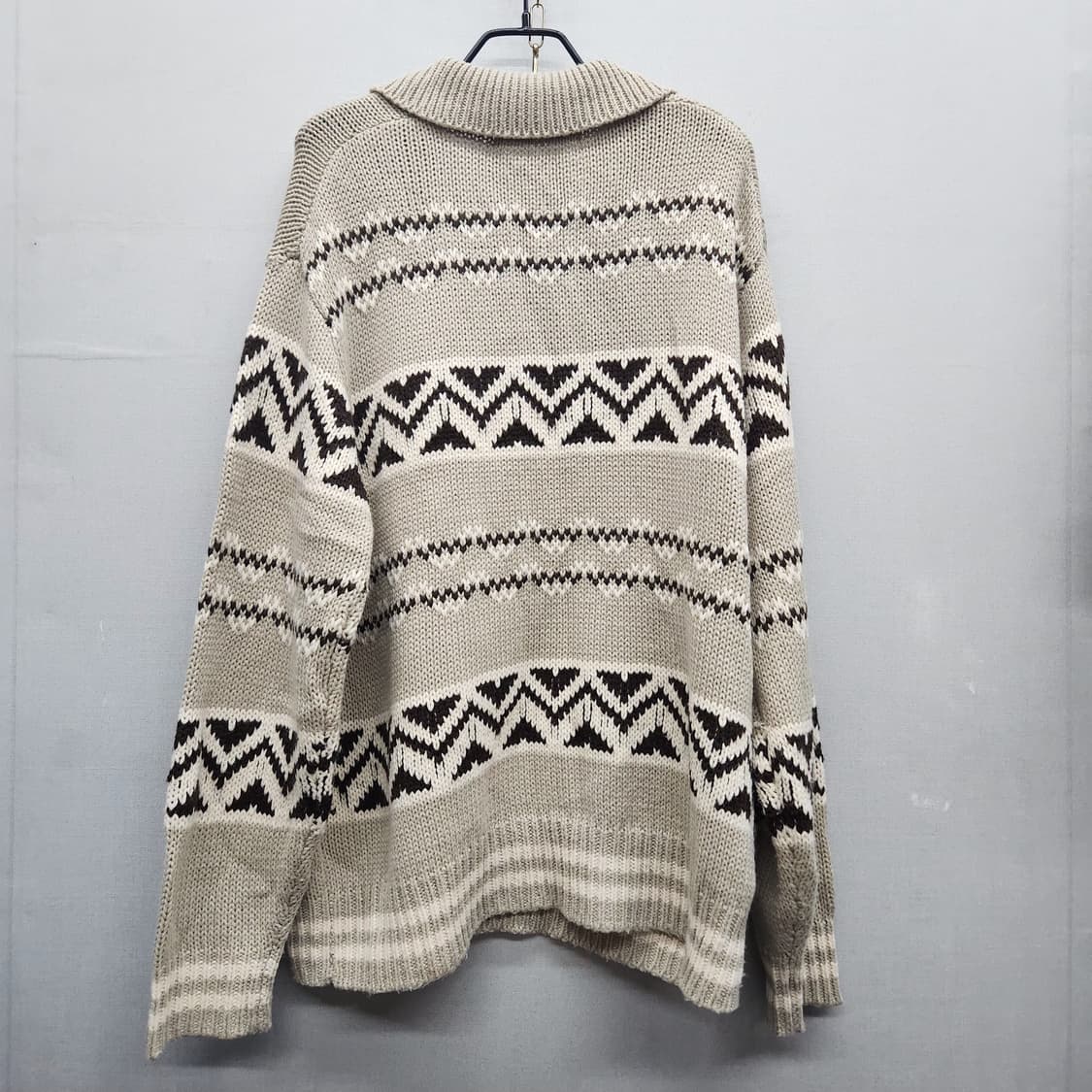 에잇세컨즈 페어 카라 니트 XL 상품이미지3