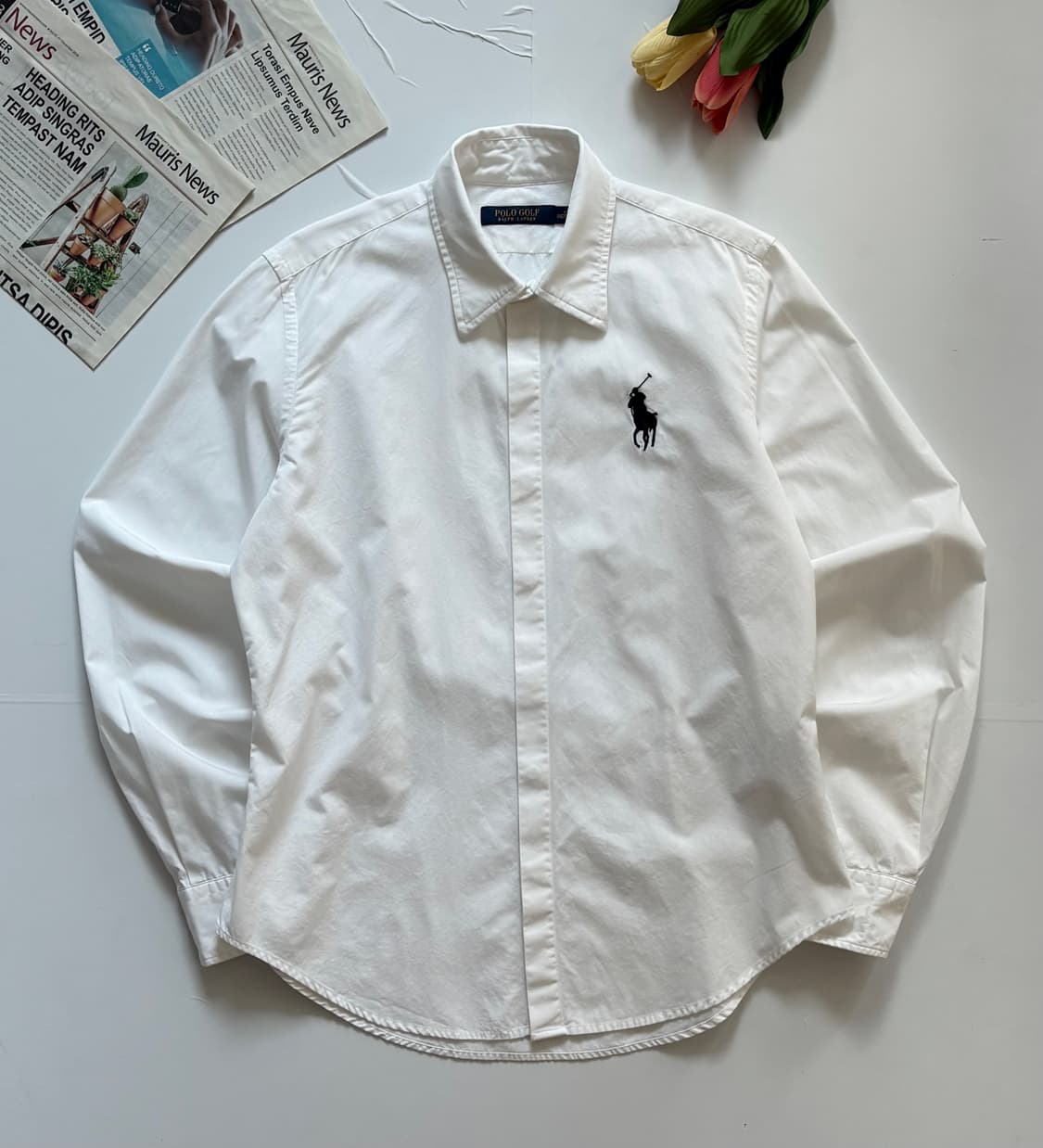 Polo 폴로랄프로렌 빅포니 화이트 셔츠 상품이미지2
