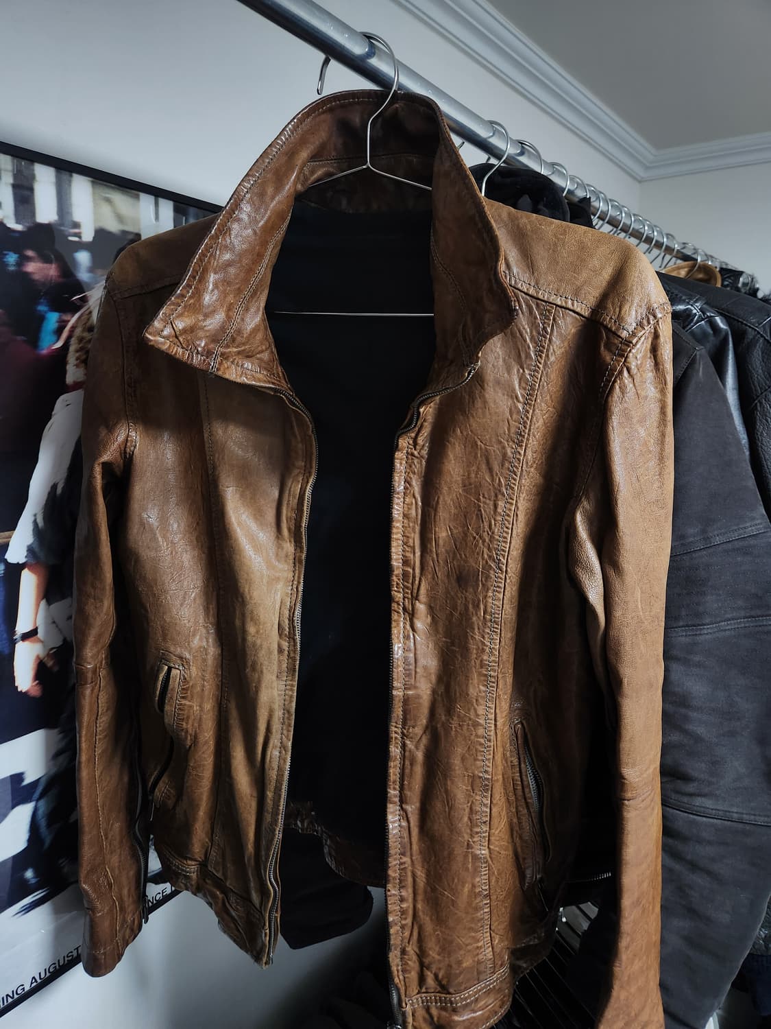 Luva tram Leather Jacket 상품이미지5