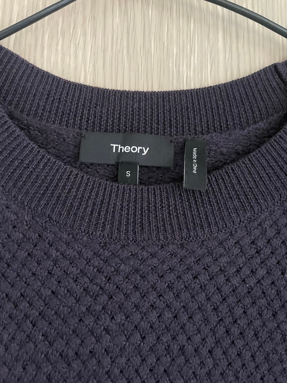 Theory 와플 퍼플 양모100 니트 상품이미지2