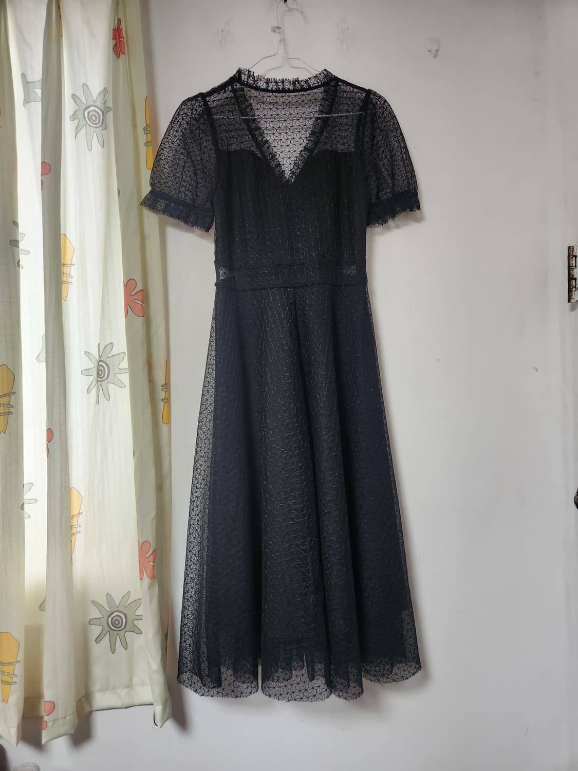 블랙 레이스  롱 원피스 44~55(155/80A) 상품이미지2