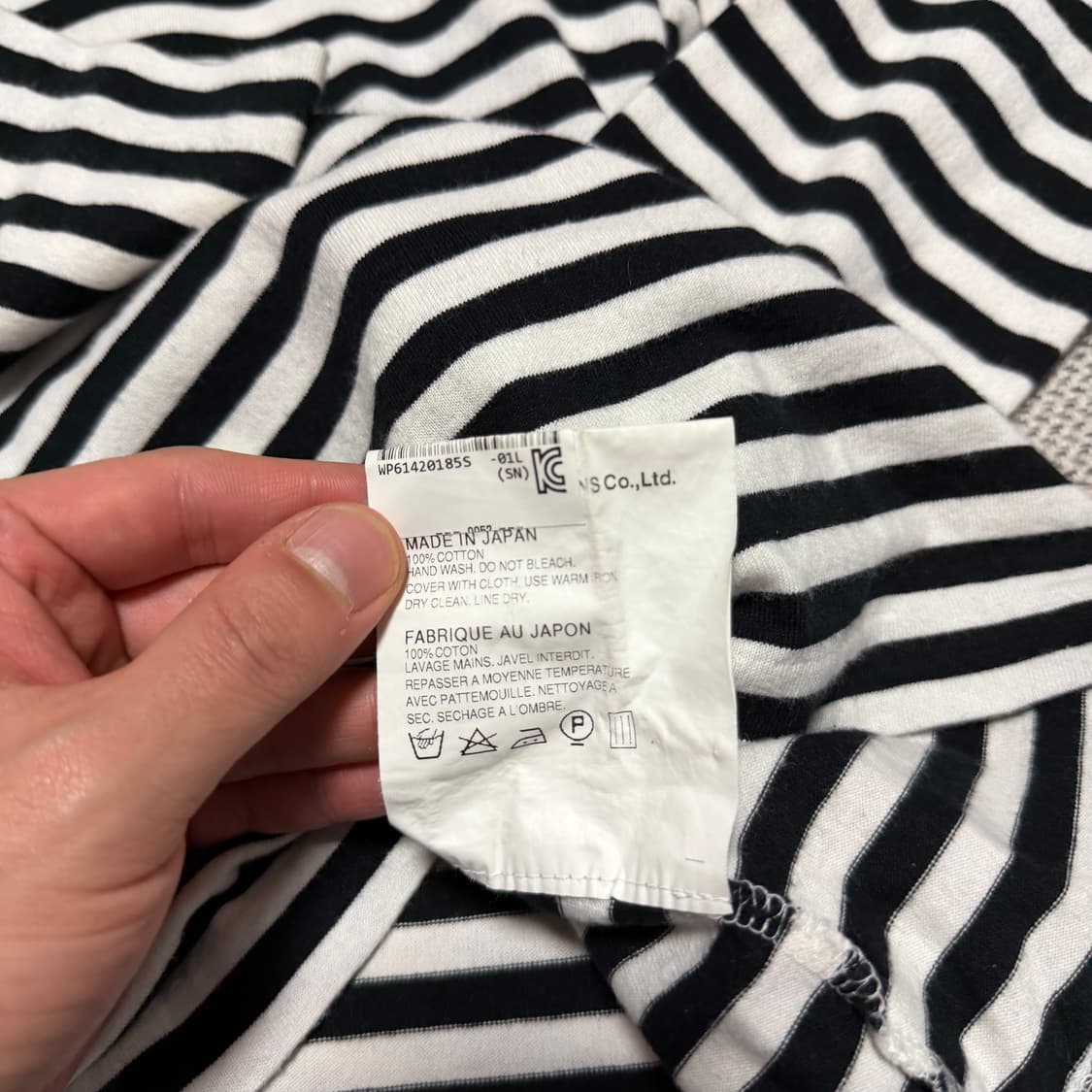 꼼데가르송 스트라이프 레드와펜 롱 슬리브 (우먼스) 상품이미지4