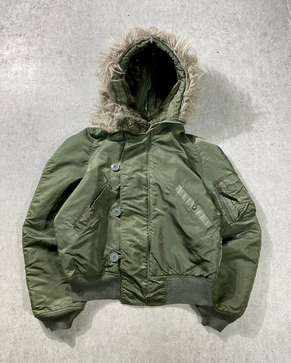 [M] 90s USA 알파인더스트리 N2B 플라이트 자켓 상품이미지1