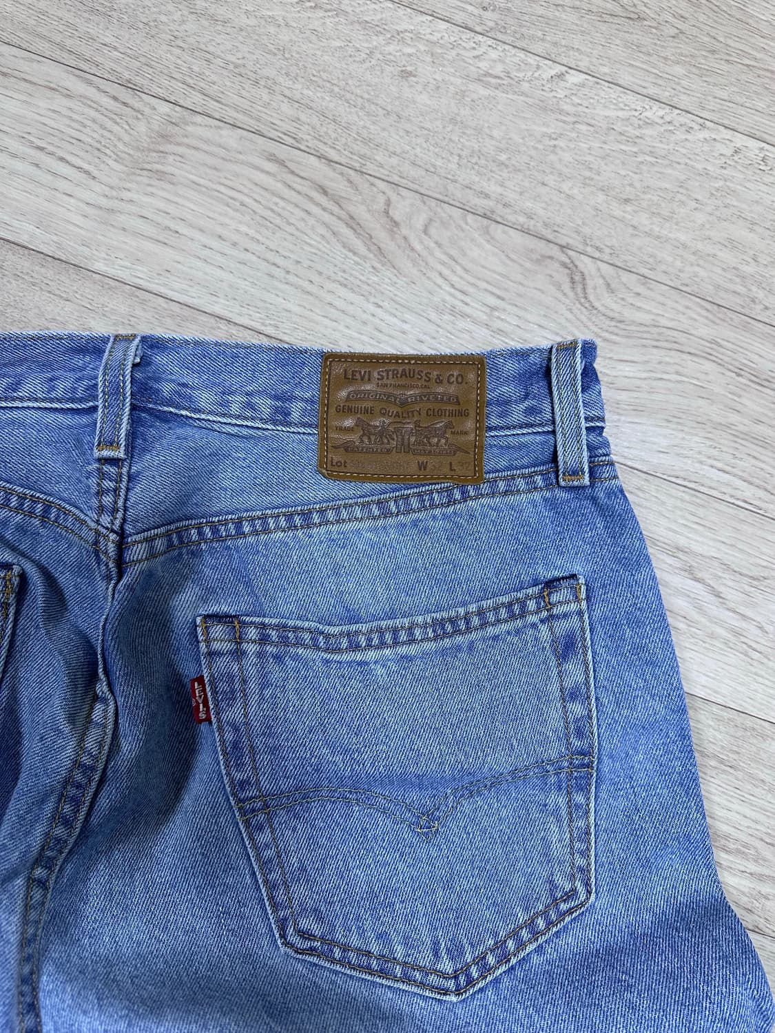 (32) 리바이스 50s 스트레이트 데님 청바지 라이트 인디고 상품이미지3