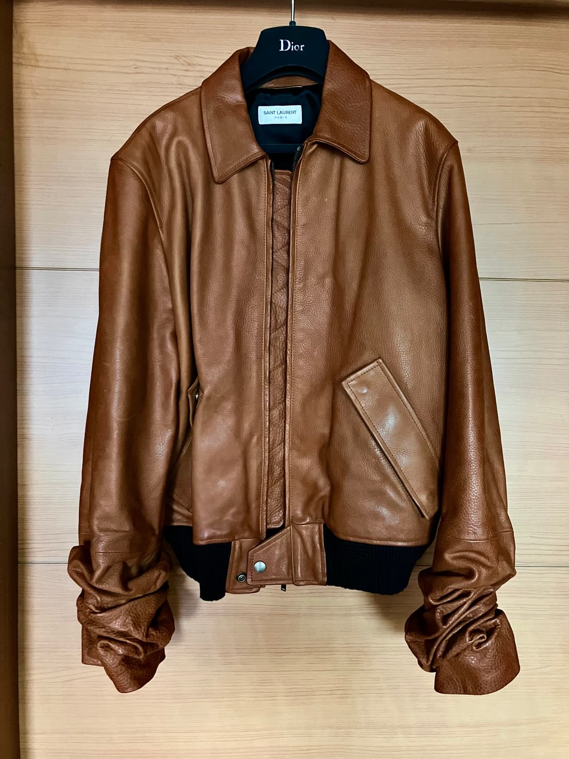 생로랑 가죽자켓 상품이미지5