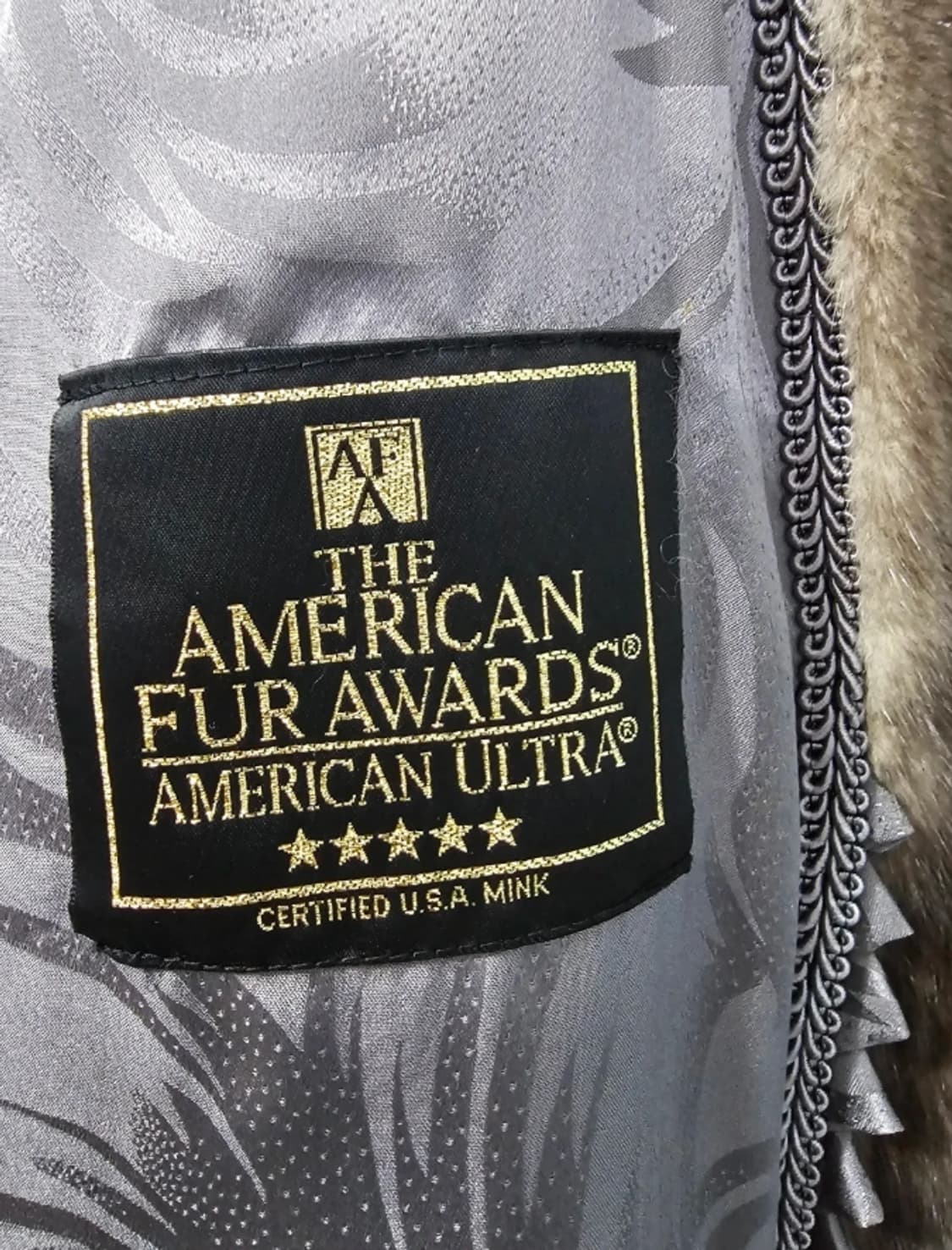 우단 밍크 퍼 코트 그레이 브라운 ~88 상품이미지8