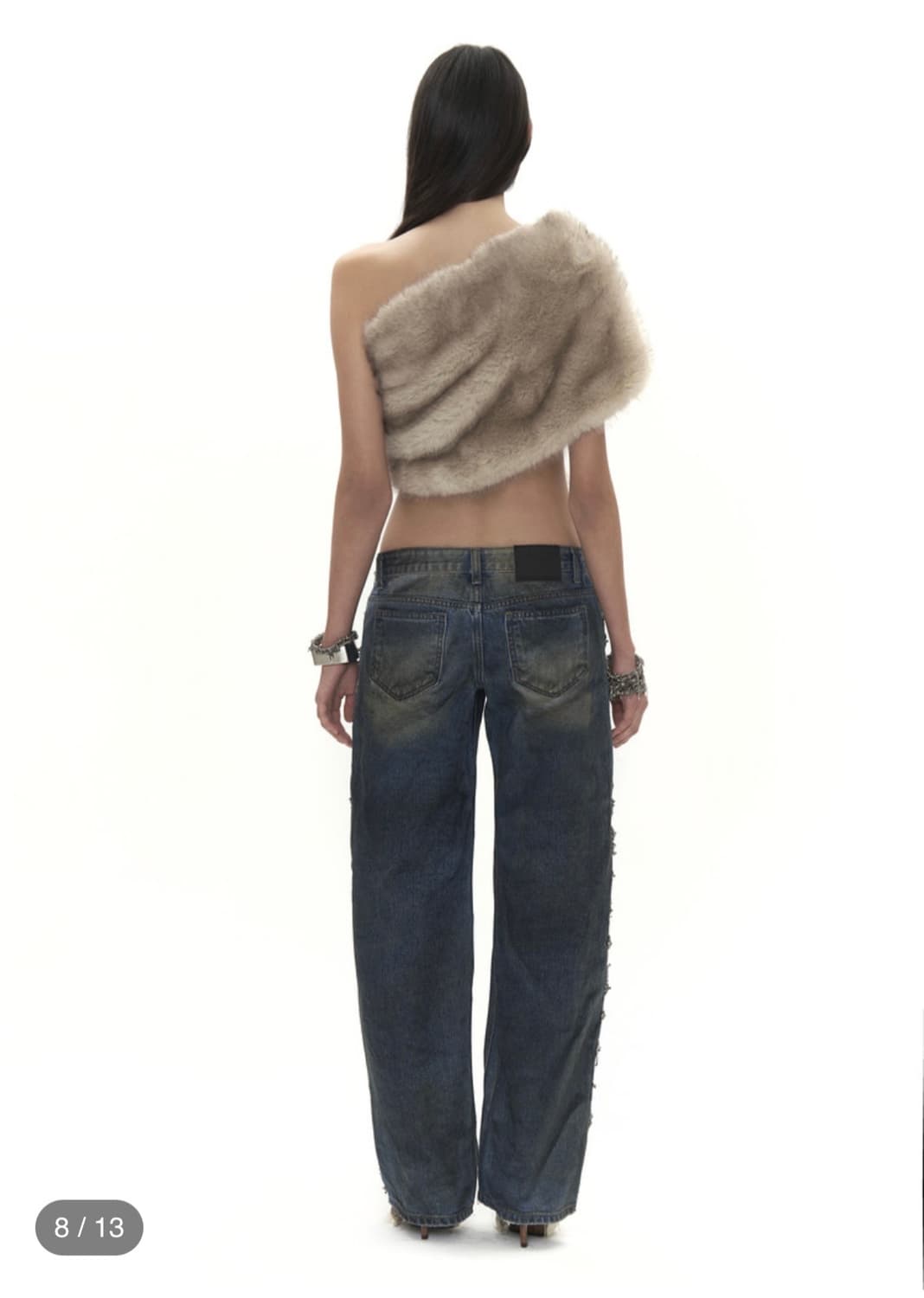 604서비스 BEADED DISTRESSED JEANS 상품이미지3