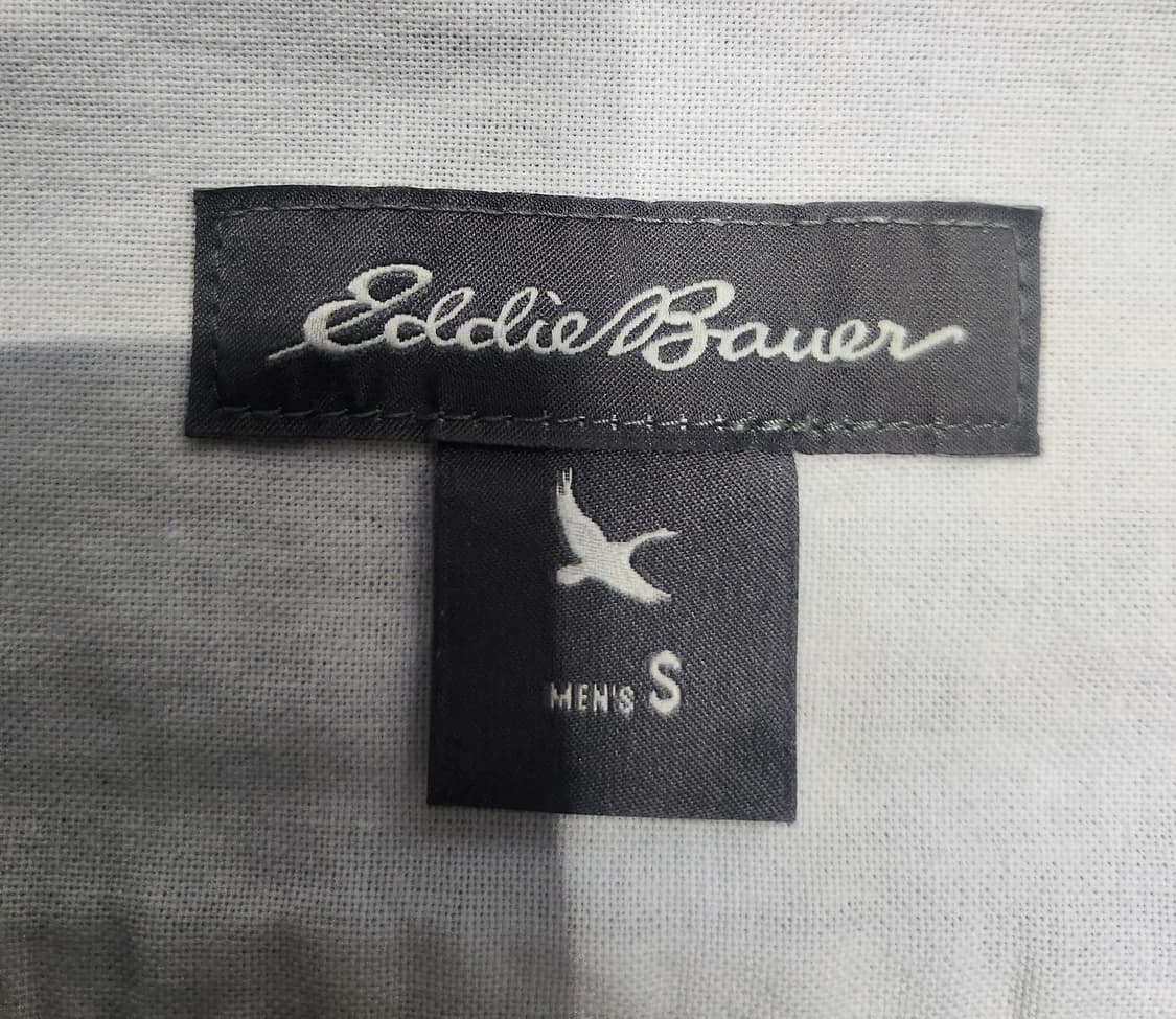 에디바우어 체크 면셔츠 S (크게나옴) (95-100) 상품이미지3