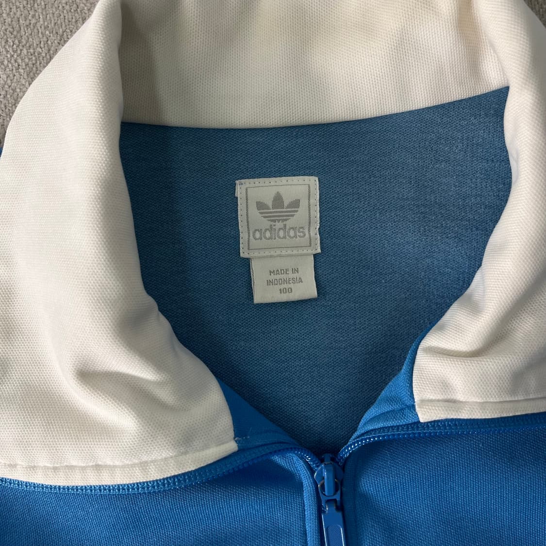 100 아디다스 00s 베켄바우어 팁탭 파흰 트랙탑 져지 상품이미지3