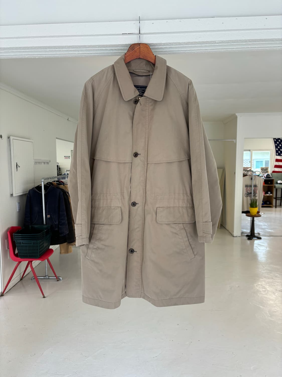 버버리 싱글 트렌치 코트 L 상품이미지9