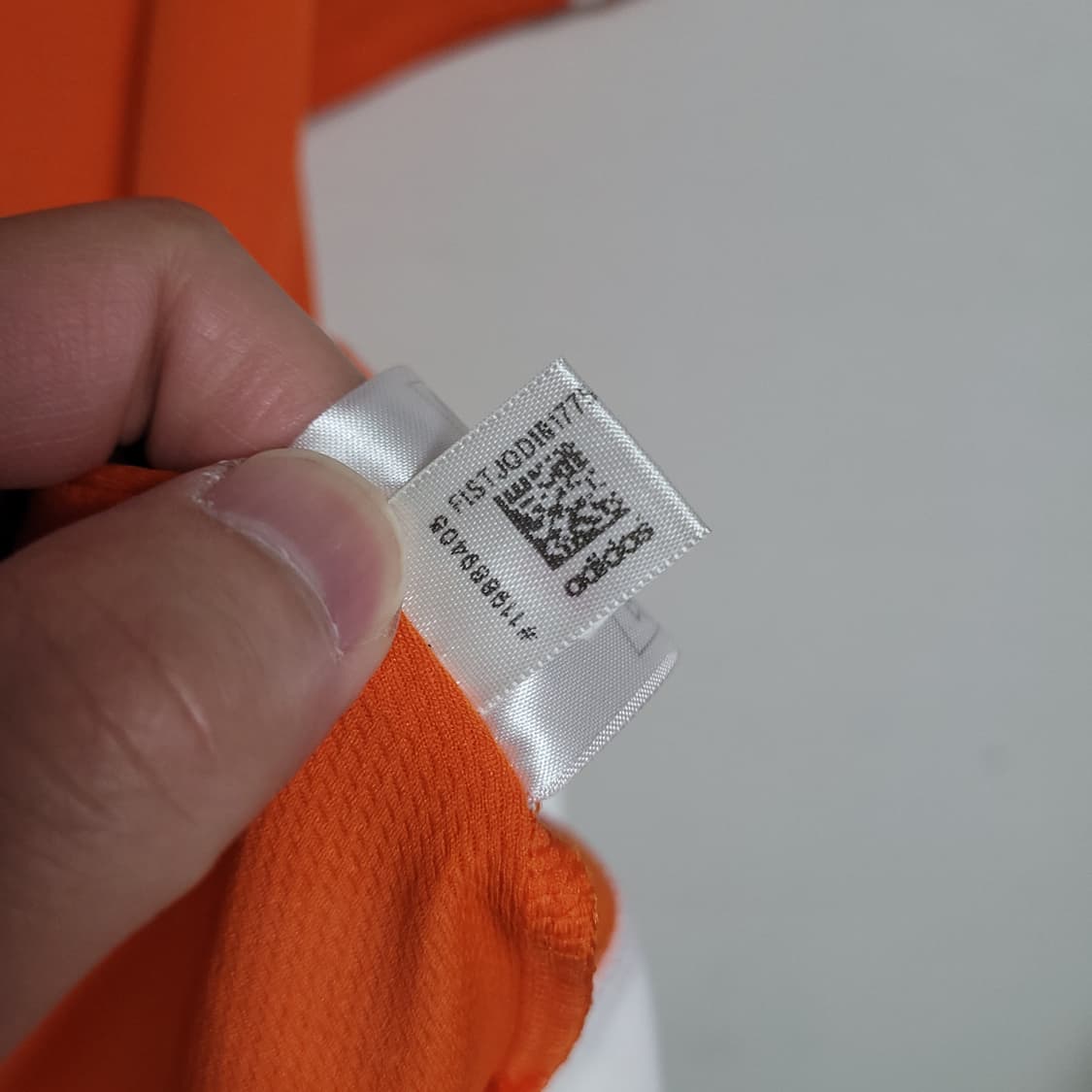 (L) ADIDAS 아디다스 삼선 오렌지 기능성 반팔 티셔츠 상품이미지5