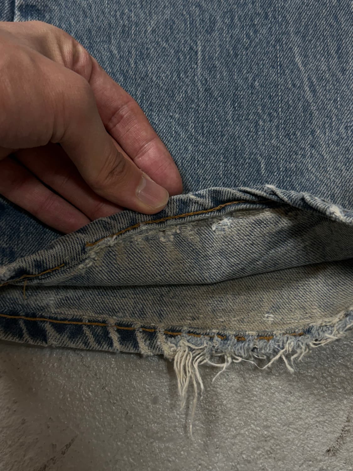 80's USA 빈티지 리바이스 517 체인스티치 상품이미지7