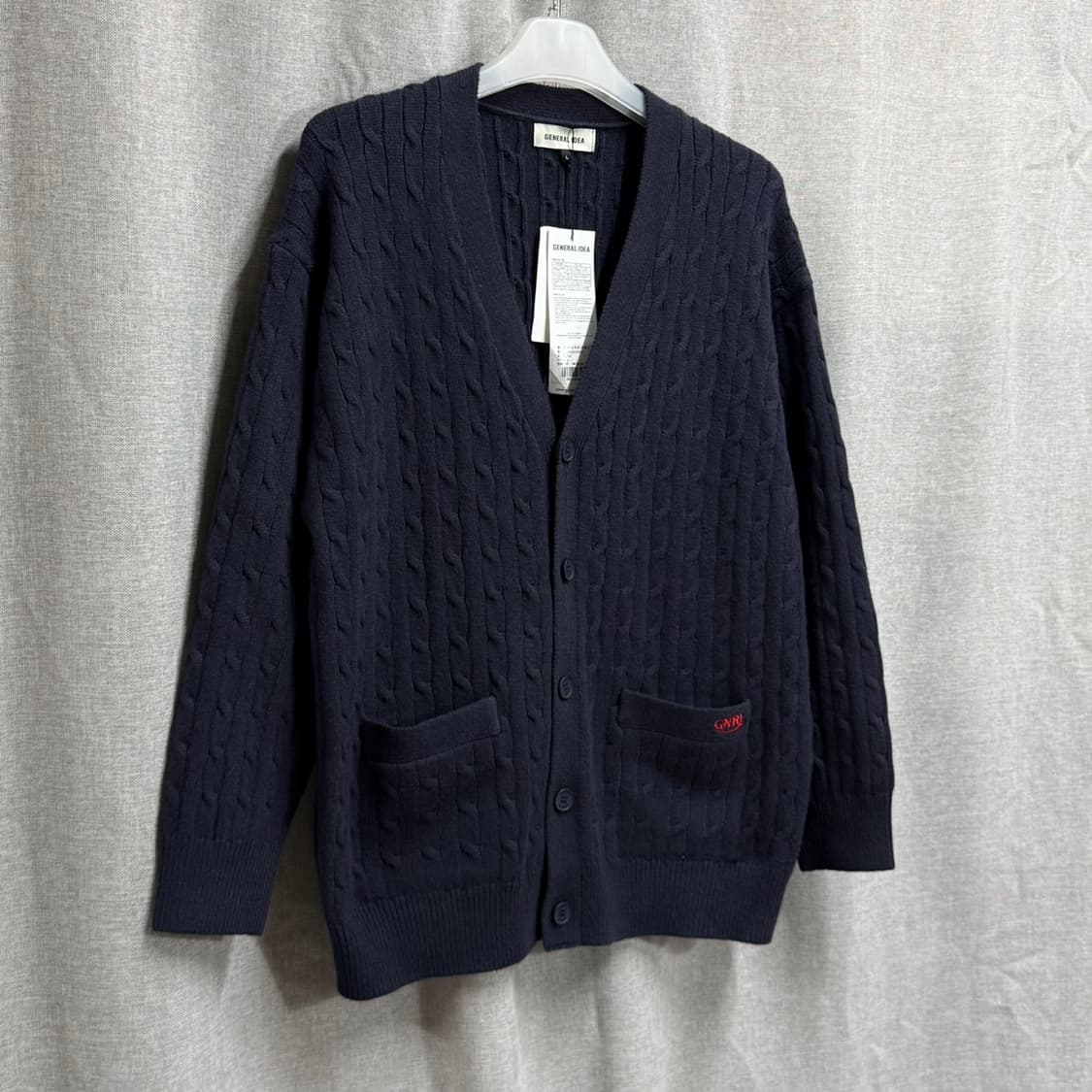 [새상품/F] 제너럴 아이디어 루즈핏 꽈배기 가디건 상품이미지2