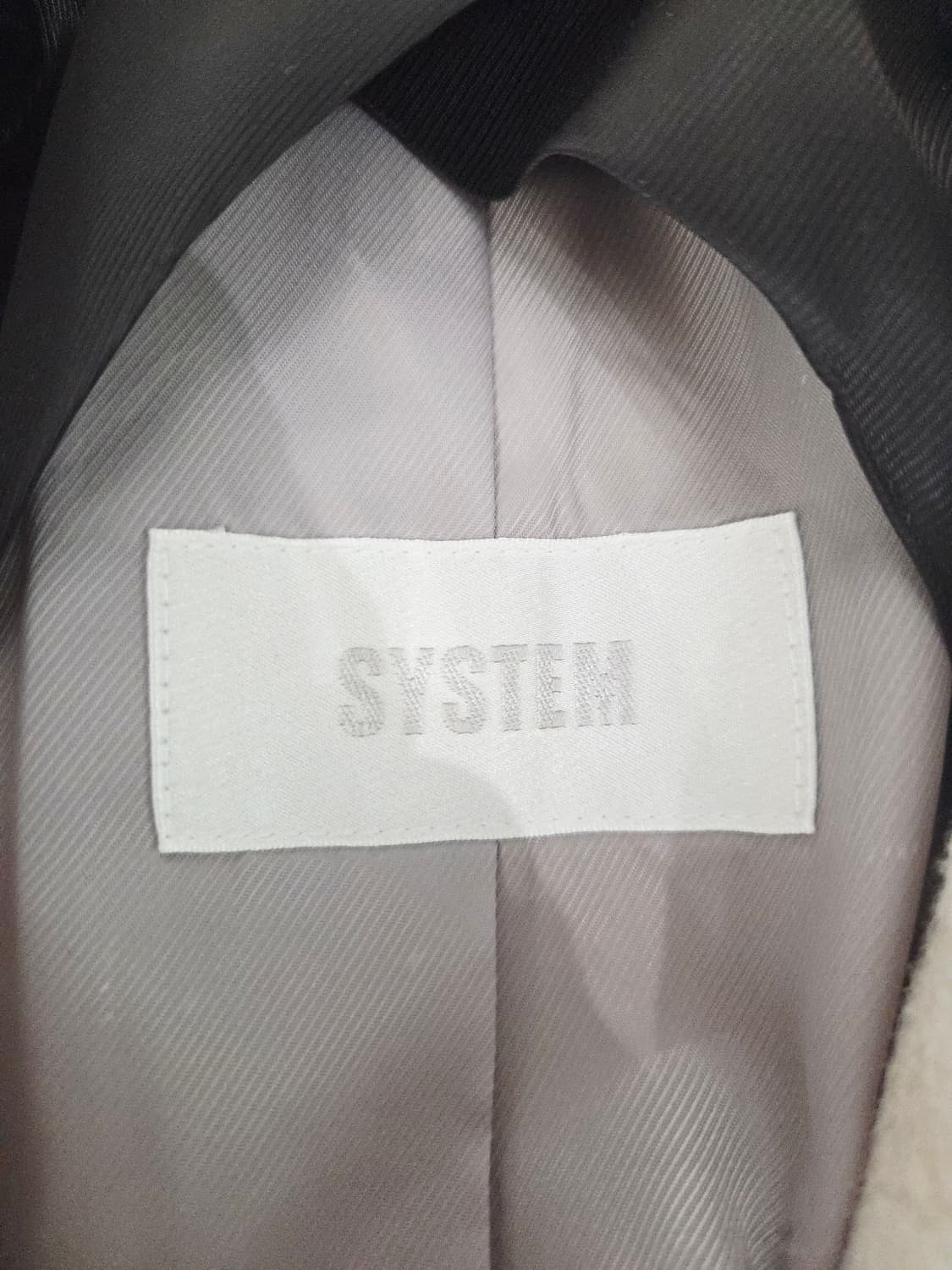 SYSTEM 시스템 울 앙고라 캐시미어 혼방 더블 코트 상품이미지7