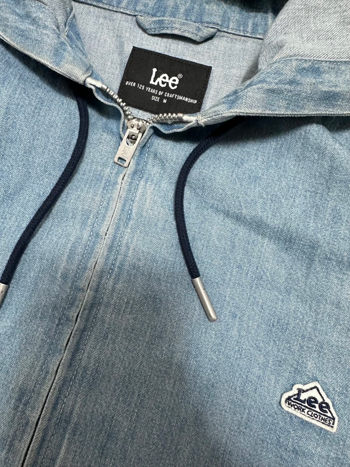 Lee 데님 후드 집업 자켓 상품이미지5