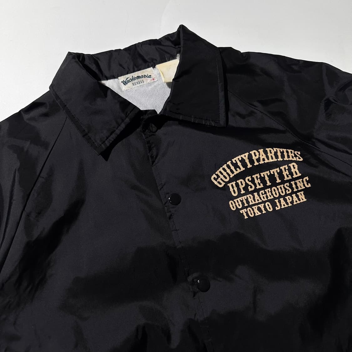 (매장판) 와코마리아 코치자켓 블랙 상품이미지3