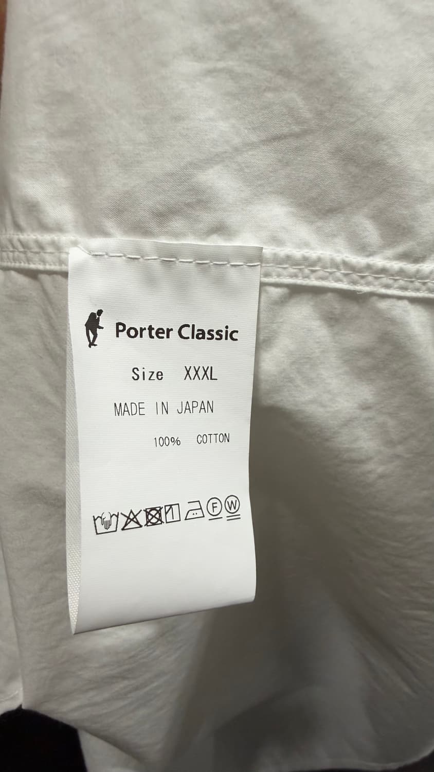 포터클래식 롤업 셔츠 화이트 XXXL 상품이미지4