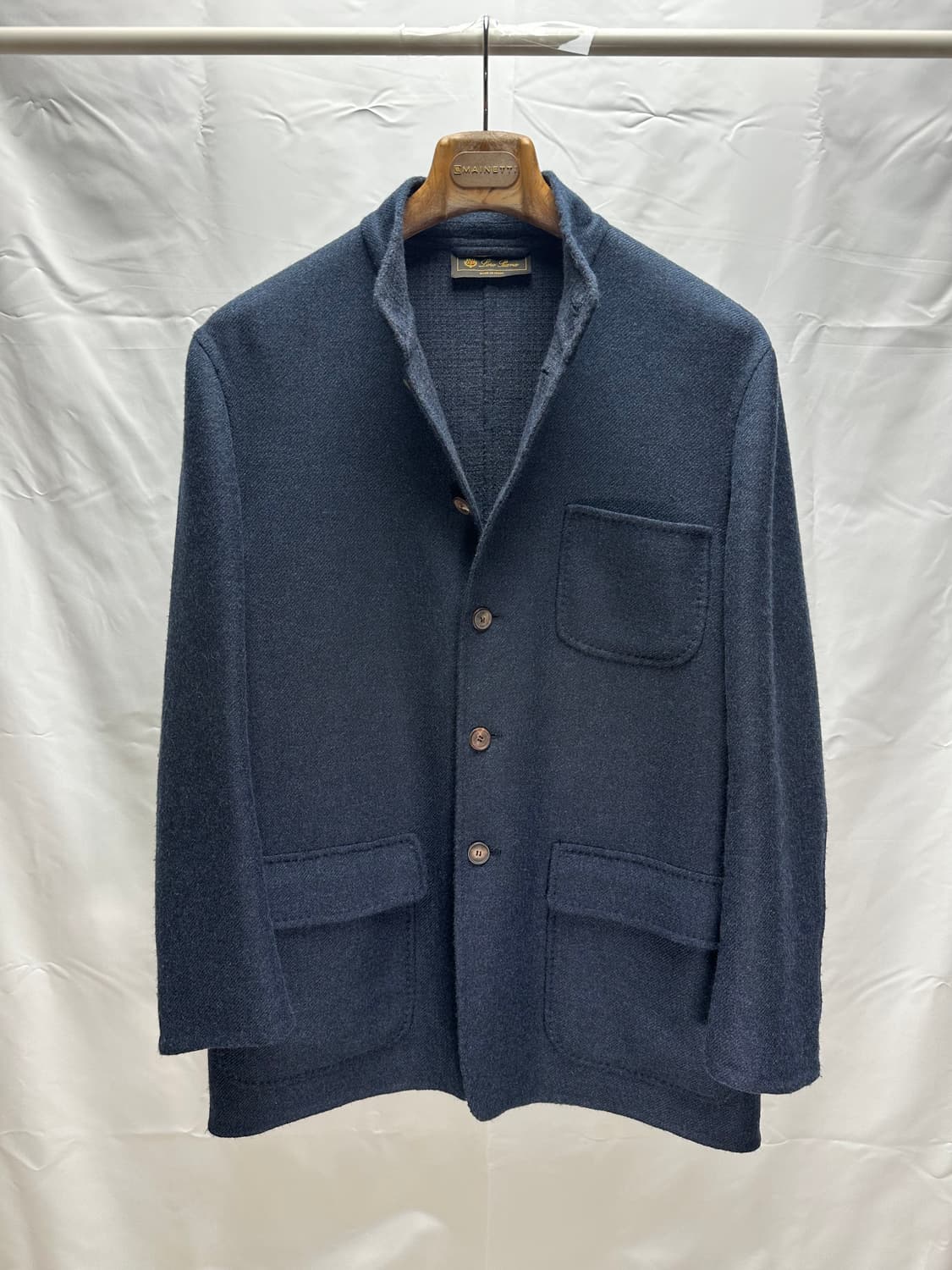 로로피아나 스파냐 캐시미어100 투톤 자켓 50사이즈(105) 판매 상품이미지2