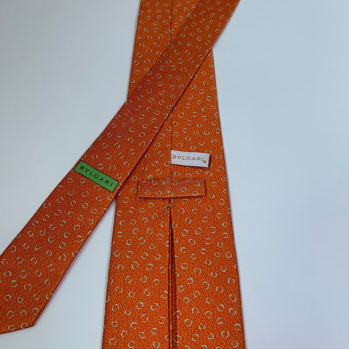 불가리(BVLGARI) 자카드 명품넥타이 100실크 A-A+등급 10cm 상품이미지5