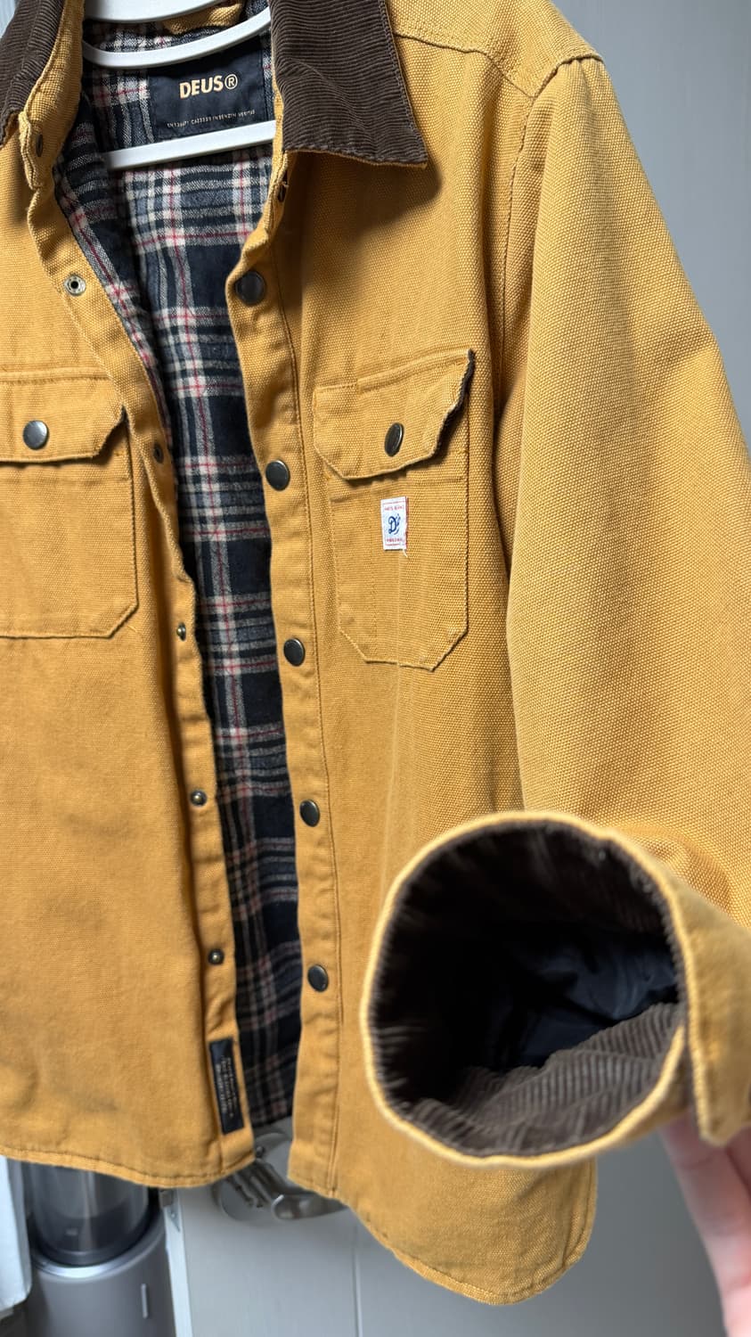 데우스 워크자켓 맥스웰 캔버스 오버셔츠 S 상품이미지2