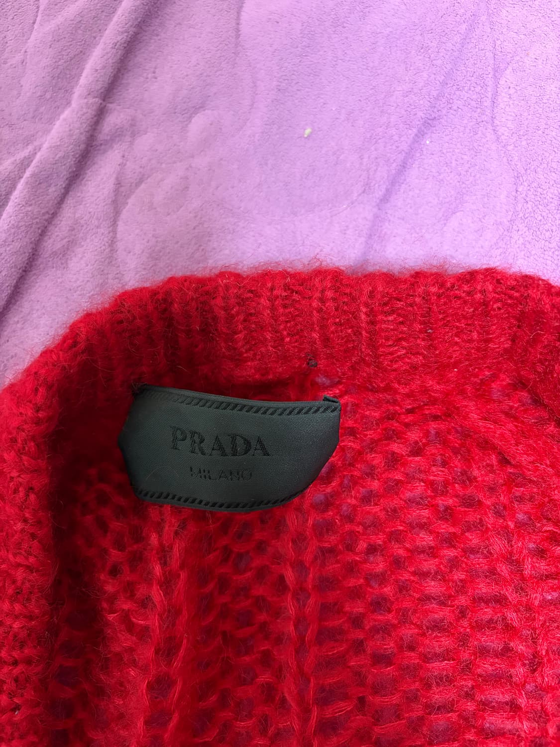 19fw프라다 모헤어 가디건 상품이미지4