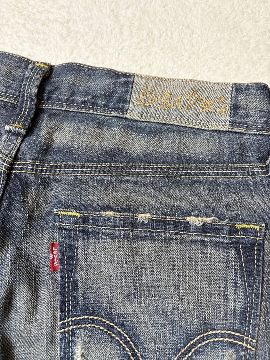 리바이스 00's Y2K 펑크 부츠컷 데님 팬츠 pn6157    상품이미지4