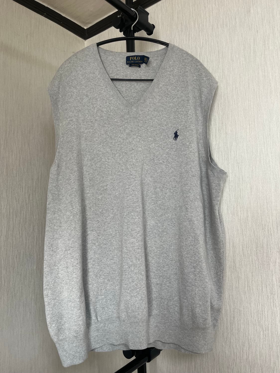 폴로 조끼 니트 상품이미지1