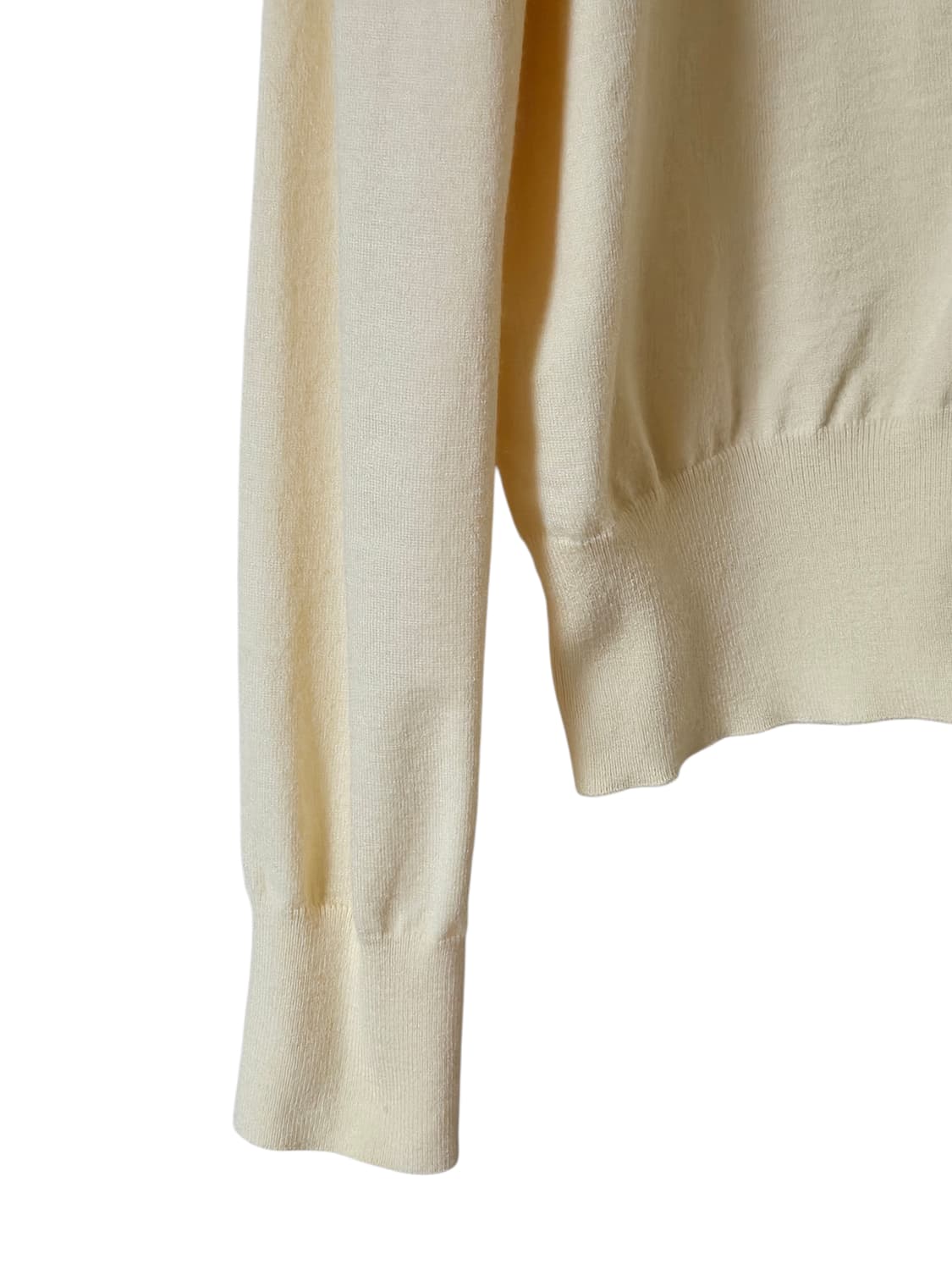 🌼봄가디건 | 헤지스 여성 퍼피자수 옐로우 가디건 55~66 | 화사핏 상품이미지5