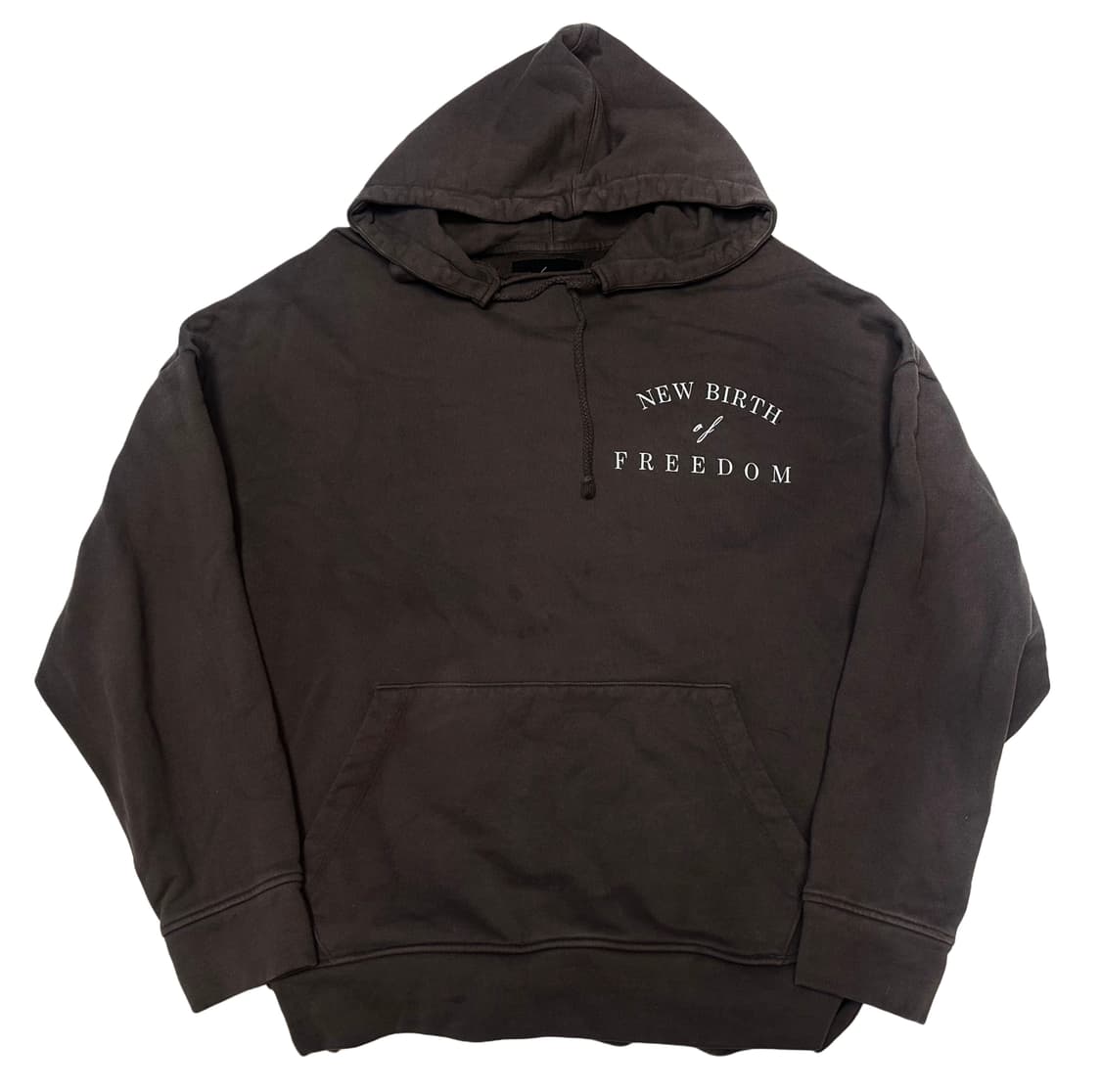 송지오옴므 브라운절개후드티 100 상품이미지1